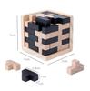 54T3D Rubik'S Cube Puzzle Luban Lock Creative Education Wooden Toy Brain Intelligence Early Education Game Children'S Gift