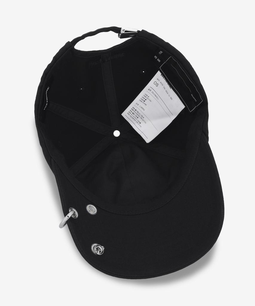 Weldeon Rose & Piercing Ball Cap - Black / Wdah026404Ubk