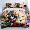 Luxury New 3D Print ONE PUNCH MAN, Anime Cartoon Comforter Bedding Set,Duvet Cover Bed Set Quilt Cover Pillowcase Bedding Set