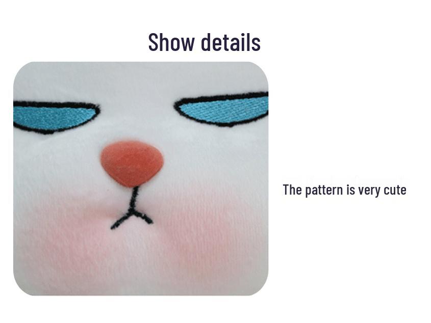 Vivicat Cat Plush Toy - Lazy Cat Pillow Pendant & Waist Support, Birthday Gift
