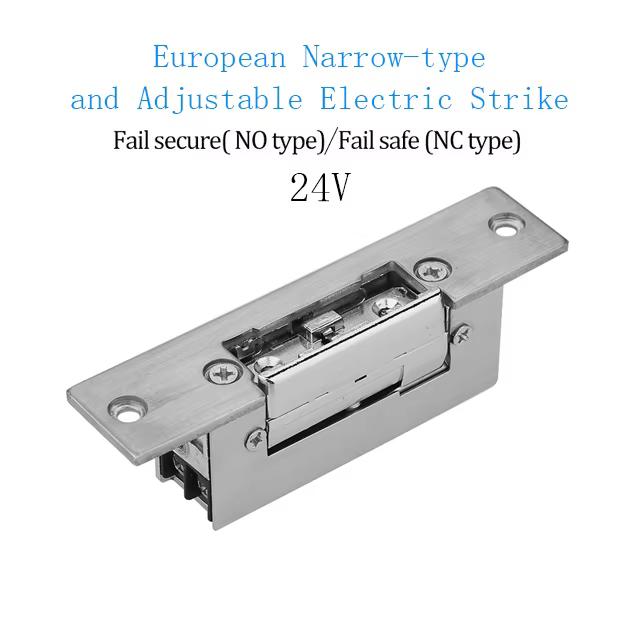 EU Electric Strike Door Lock Electronic For Access Control System New Fail Secure Stainless Door 12V DC Fail-Secure NO NC Lock