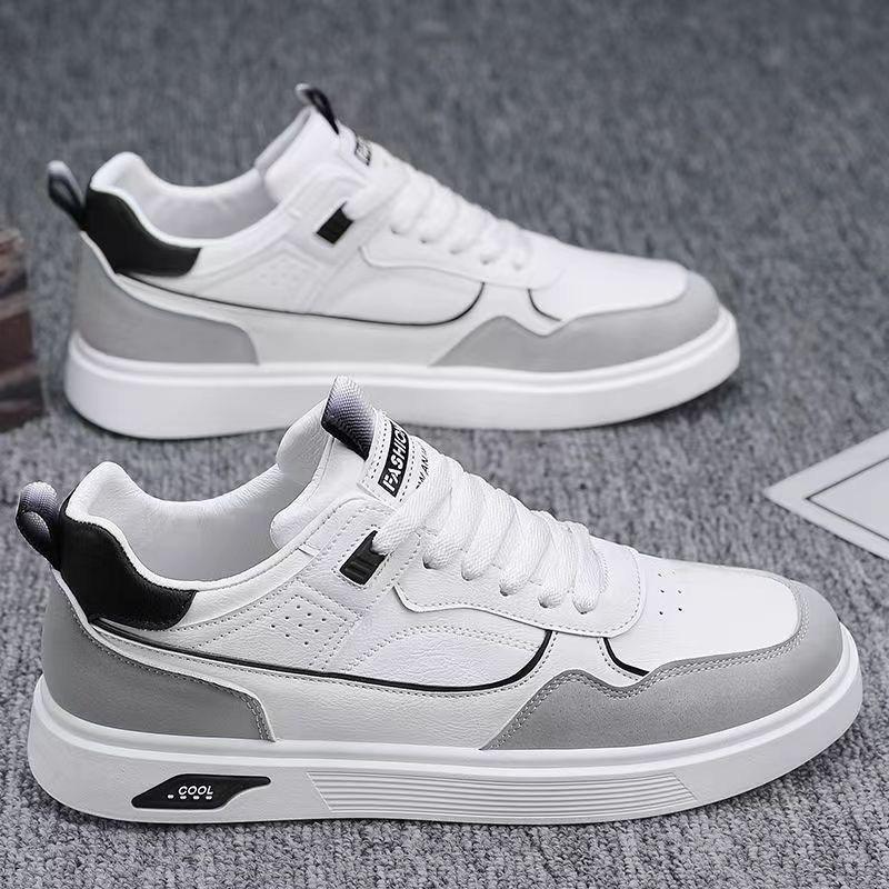 Men‘s Shoes Student White Shoes Summer Youth Board Shoes Men Versatile Casual Sports Breathable Trendy Shoes.