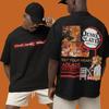 Demon Slayer Anime Printed Cotton Tshirt for Men and Women Harajuku Trend Fashion Oversized Anime Peripheral Clothing Tshirt