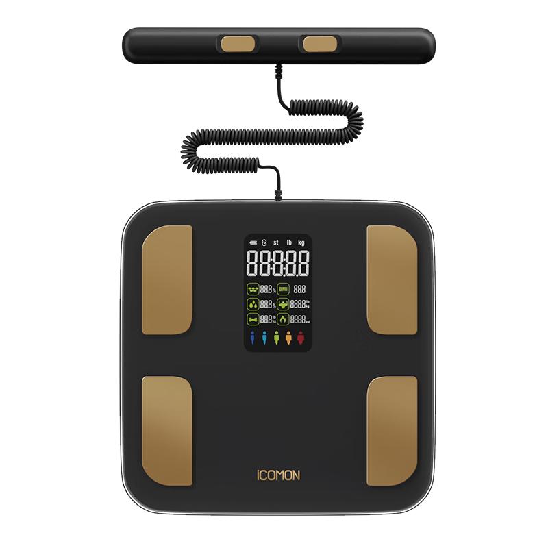 ICOMON Умные весы для измерения жира в организме Bluetooth с 8 электродами (Китайская версия)