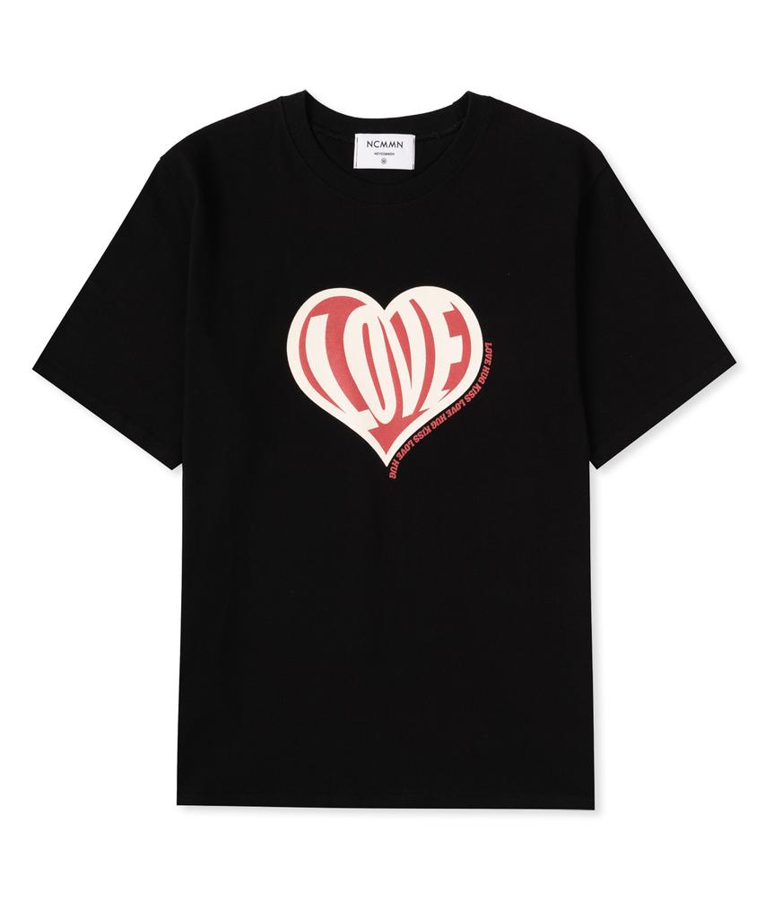 NOYCOMMON Love Heart Tee Bk