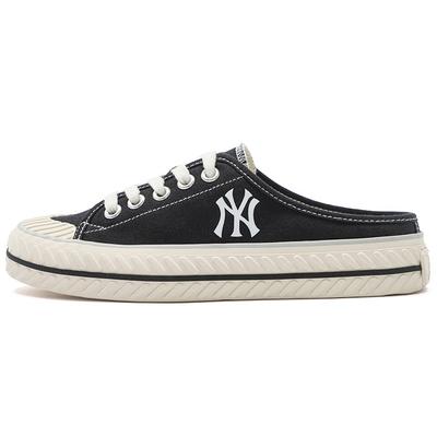 Playball Mule Mules Trendy Slip Resistant, Abrasion Resistant, Lightweight Low Top Canvas Shoes Unisex Black 3AMUUA11N-50BKS