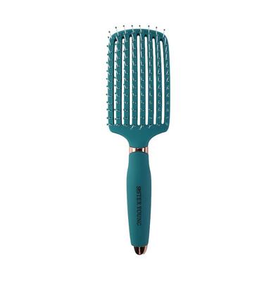 SISTER YOUNG - OVIA GREEN NV - Curved Ventilated Detangling Hair Brush, Green