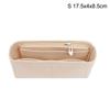 1PZ Organizer Borsa in Feltro, Organizer per Trucco, Rivestimento Perfetto per Borse da Donna di Marca e Pochette per Cosmetici