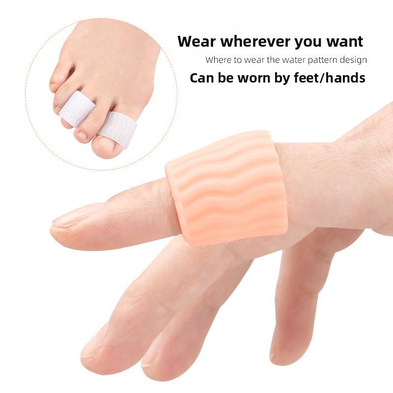 Zehenschutz für kleine Zehen, Hühneraugenabdeckung, High Heels, Weich, Anti-Scheuern, Zehenschutz, Blasenabdeckung, Hühneraugenabdeckung, SEBS-Fingerabdeckung, Kann zugeschnitten werden