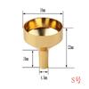 10 Pieces Mini Gold Funnel Aluminium Material For Filling Small Bottles Transferring Liquid Refill Perfume Essential Oil Lab