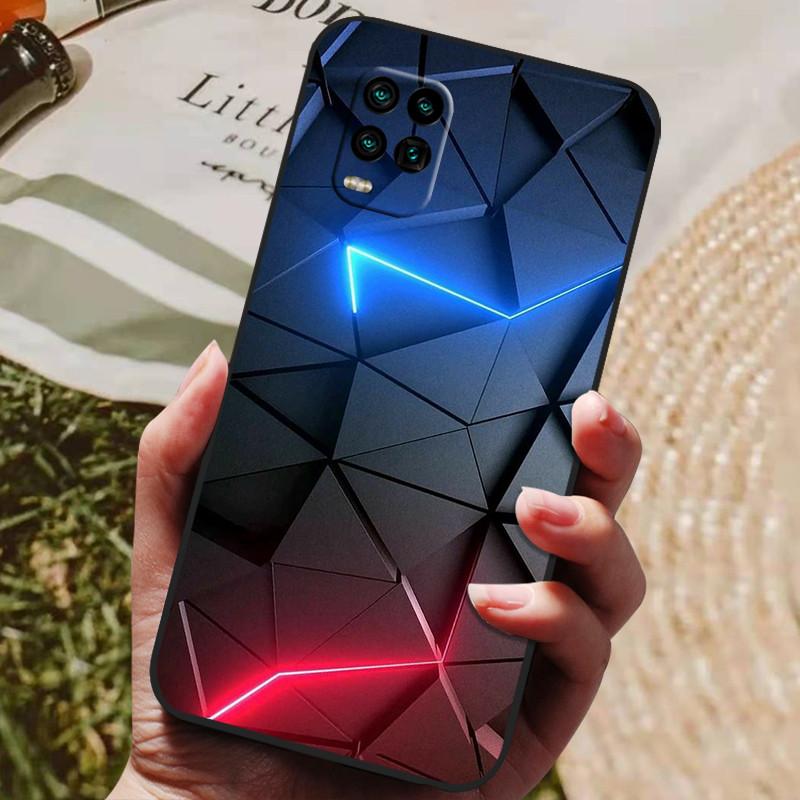 For Xiaomi Mi 10 Lite 5G Case Silicon Back Cover Phone Case for Xiaomi Mi 10 Lite Cases mi10 Lite Soft bumper coque Cool Fundas