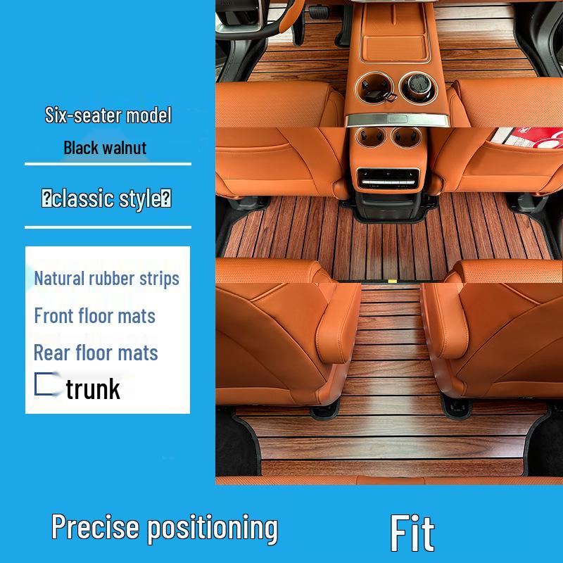 Ideal L8/L7/L6/L9 Solid Wood Floor Mat Pad for Cars