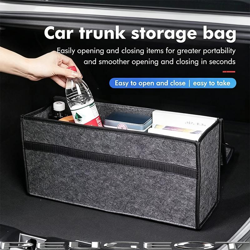 Car Trunk Organizer Box Large Capacity Folding Storage Bag For VW Tiguan Golf Polo GTI GTD CC Touran Beetle Arteon Jetta Hub Cap