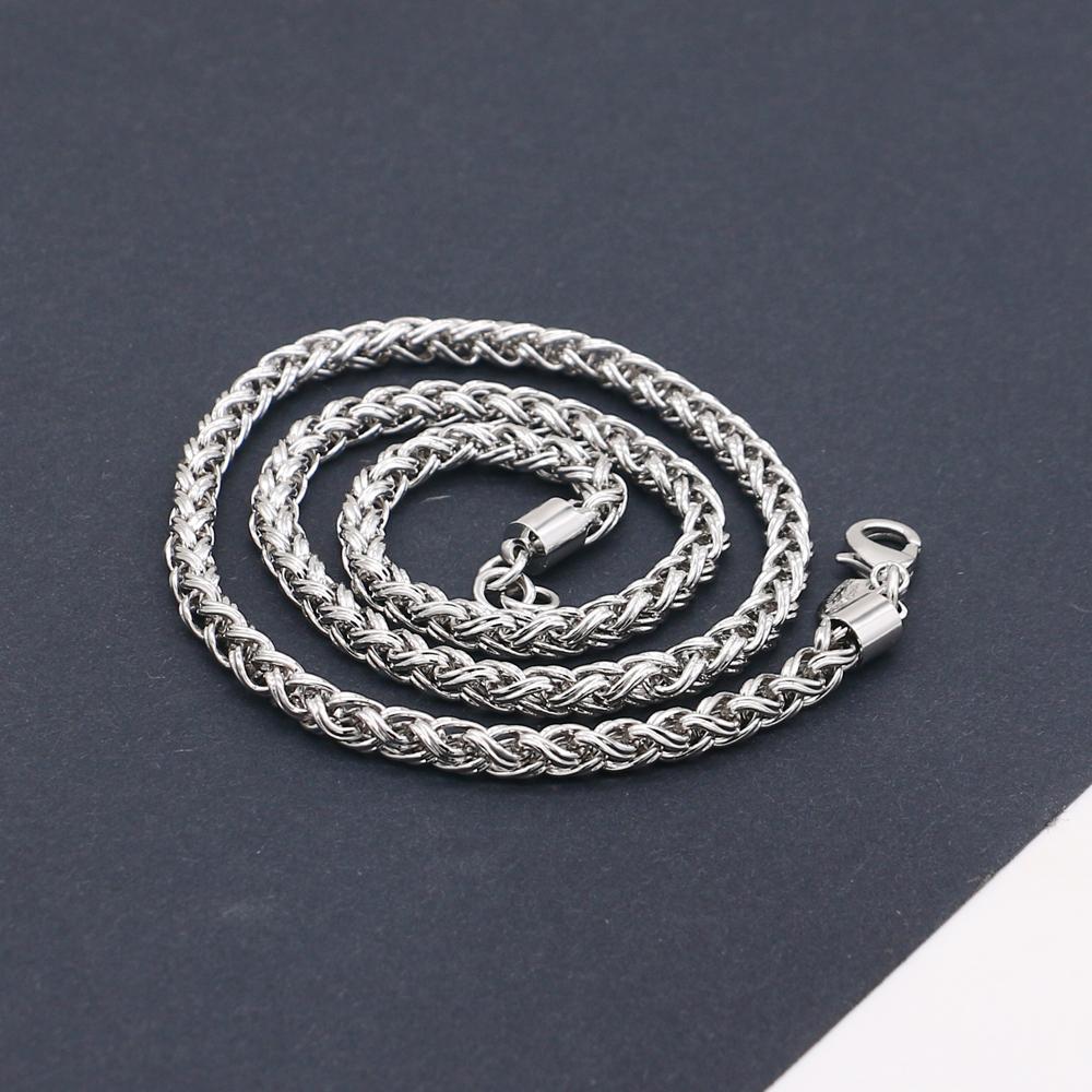 Mode Halskette Anhänger Mann 100% 925 Sterling Silber Kette Männer 22 Zoll Retro Punk Hip-Hop Halskette Männer Schmuck