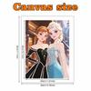 Disney Pearl Painting Anna and Elsa DIY Pearl Art Painting Pearl Gem Painting Pictures Crafts Special Shape Home Wall Decoration