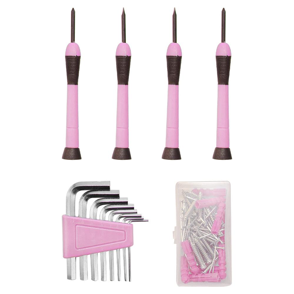 39-teiliges Werkzeugset, universelles Haushalts-Handwerkzeugset mit Kunststoff-Werkzeugkasten und Aufbewahrungsbox