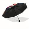 Mickey Mouse, Minnie Mouse Automatic Opening and Closing Umbrella, Compact Travel Umbrella, Lightweight and Portable, Suitable for Beach Com