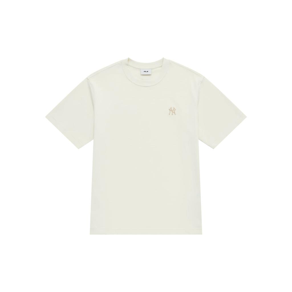 MLB New York Yankees Basic Collection SS25 T Shirt Unisex Ivory 3ATSB0253-50CRS