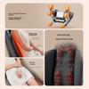 Dual purpose multifunctional neck and lumbar massage device with automatic hot compress, kneading, and full body massage pad
