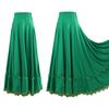 Women Ballroom Flamenco Dance Skirts Lyrical Ballroom Flowy Maxi Skirts for Ballet Classical Ethnic Dance Performance Costumes