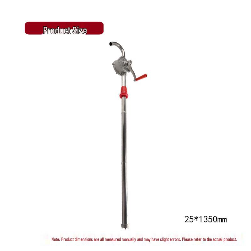 Bofang 5082 Manual 304 Stainless Steel Oil Pump 25x1350mm