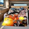 1PC DRAGON BALL  Print Flannel Blanket, High quality All Seasons, Home Decor, Warmth and Comfort, Perfect for Christmas Gifts