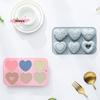 1Pc Heart Shape Silicone Mold 3D Baking Mold for Fondant Soap Ice Cream Easy Release Chocolate Candy Maker