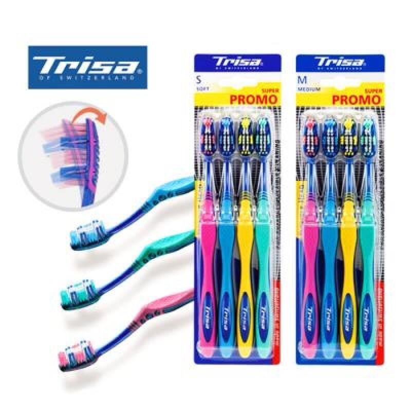 TRISA Flexible Head 3 Toothbrush 16P (4PX4) 6323 5951 Ordinary hat