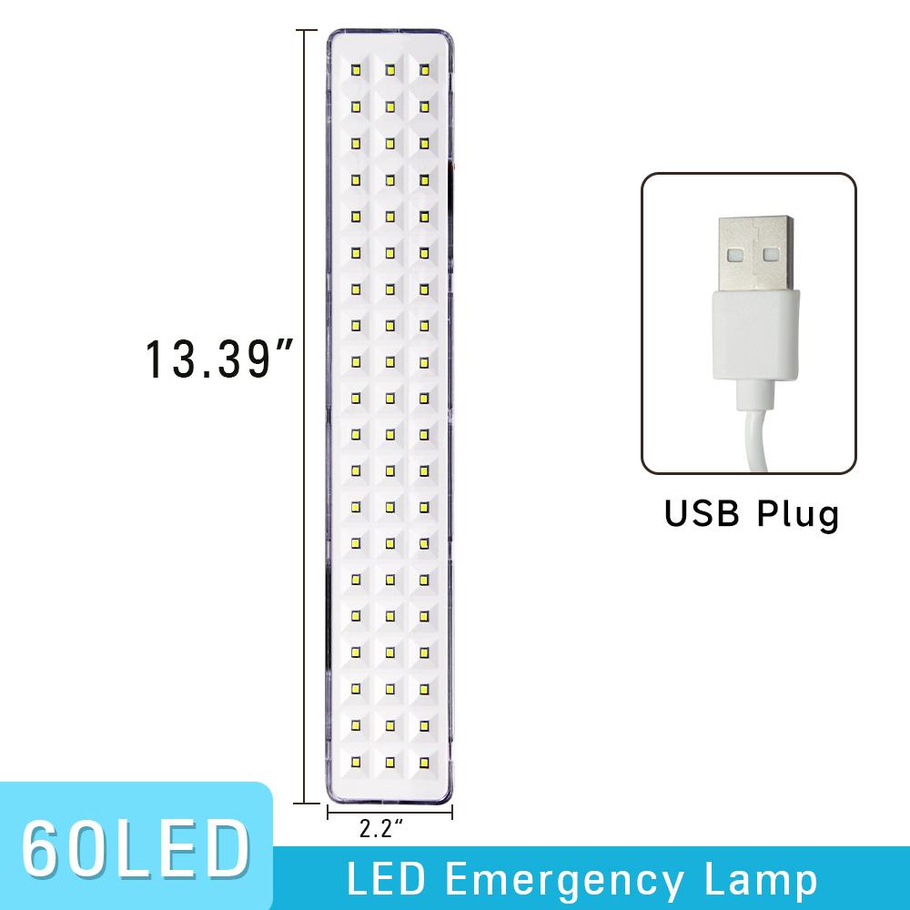 LED Emergency Light Portable Rechargeable Lantern For Home Camping Lantern Wall-Mounted Automatic Exit Lamp Indoor Worklight