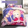 Re:Zero  Pattern Bedding Quilt Set  Home Decoration  Gift (1 * duvet cover + 2 * pillowcase  without core)