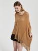 Chic Knitted Elegant Women Scarf Solid Hollow Pullover Wrap Shawls Tassel Lady Chales Femme Ponchos Capas Mujer Cachecol Party