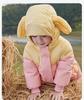 Infant & Girls' Down Jacket - 24 Winter Children's Warm Jacket Top with Heat Storage Inner Hood and Windproof Design