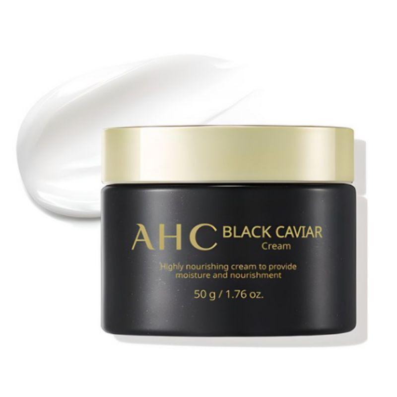 AHC Black Caviar Nourishing Face Cream 50g Anti Aging Hydrating Korean Skincare