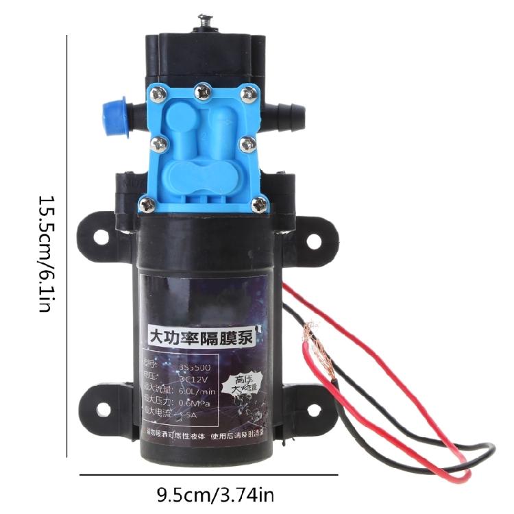 Landwirtschaftliches Aquarium Elektrische Wasserpumpen Hochdruck-Membranpumpen für Autowaschanlage Wassersprüher Landwirtschaftswerkzeug