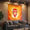 Tapiserie cu Emblema Clubului de Fotbal Arsenal, Tapiserie pentru Cameră de Joacă, Accesorii pentru Dormitor, Sufragerie, Cameră de Cămin, Decor perete, Cadouri de Ziua de Naștere pentru Fani