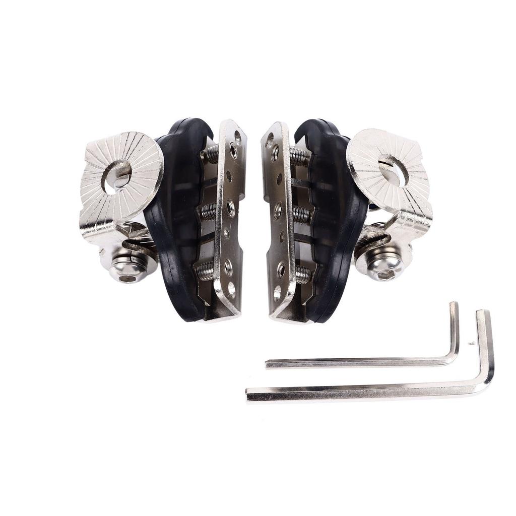 2Pcs LED Light Bar Mounting Bracket A Pillar Hood LED Pod Light Mount Bracket Clamp Holder for Car
