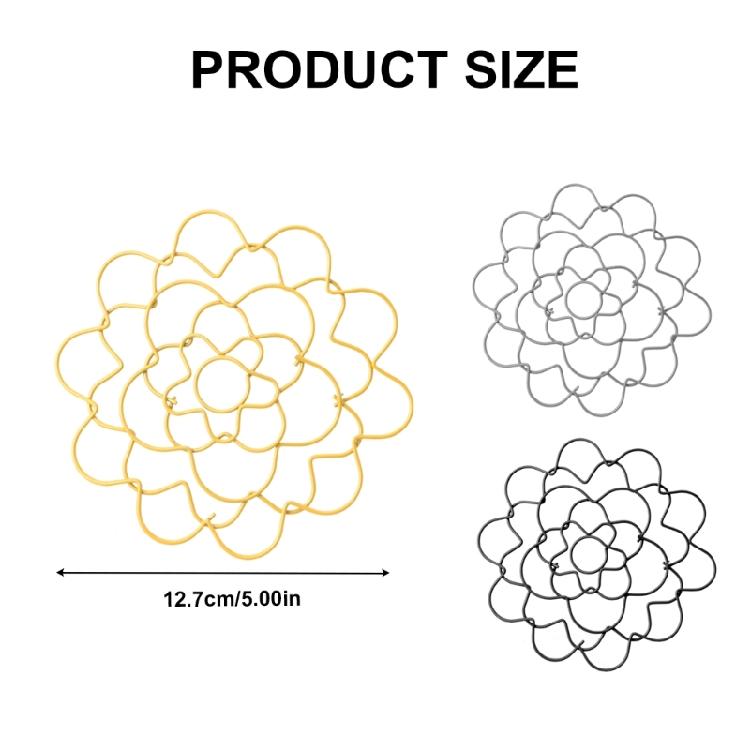 Portafiori Tappo Organizer Metallo Fiore Composizione Floreale Vaso da Fiori Inserimento Forniture Organizer per Piante Fissaggio