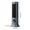 Small Rechargeable Desktop Fan Desktop USB charging small fan 3 speeds with rotating base portable office home small tower fan