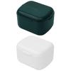Almacenamiento de tirantes compacto multiusos tapa con hebilla caja de baño para dentadura retenedor de taza caja de limpieza ortodoncia