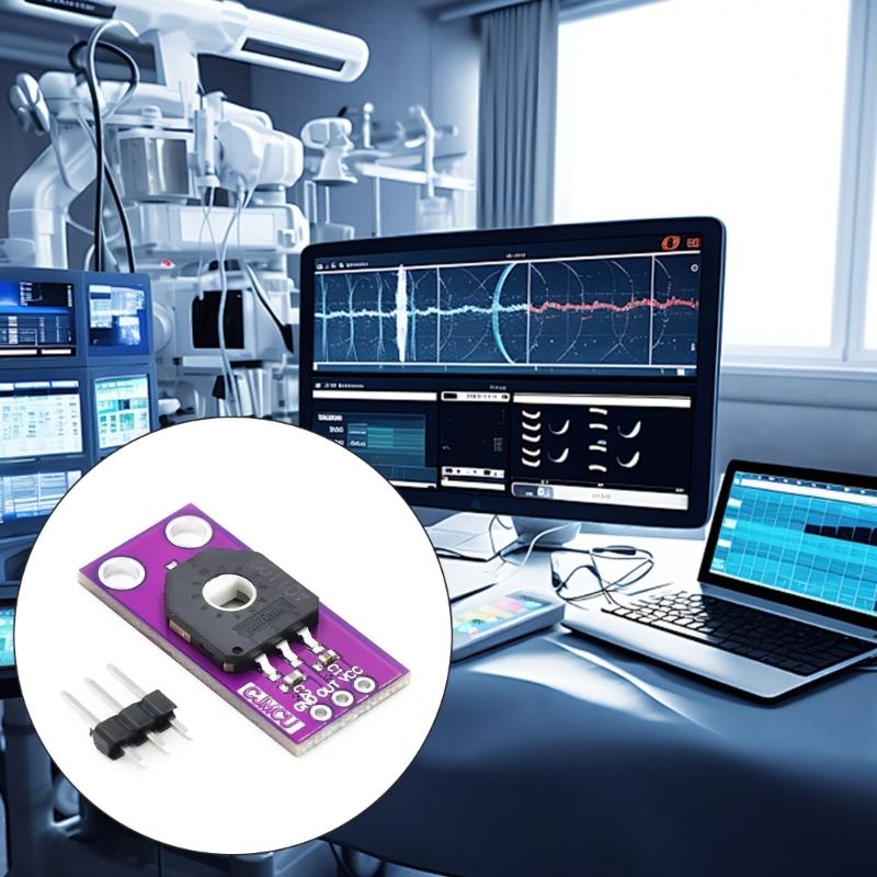 Kompaktní modul senzorů úhlu natočení s SMD montáží a detektory s technologií proti rušení pro robotické aplikace