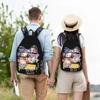 Fashion Demon Slayer Backpack shounen manga Mochilas Dual-Use Camping Sturdy Shoulder Rucksack
