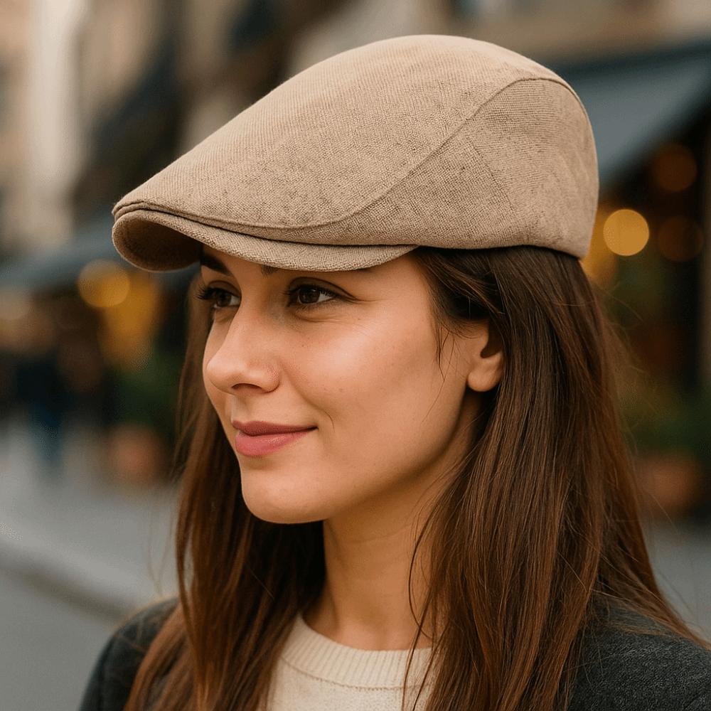 Vintage Duckbill Hats Breathable Flat Hats Classic Forward Hat  Autumn