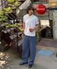 MOOD INSIDE Low Semi-Crop Half Tee_Red (A Type)