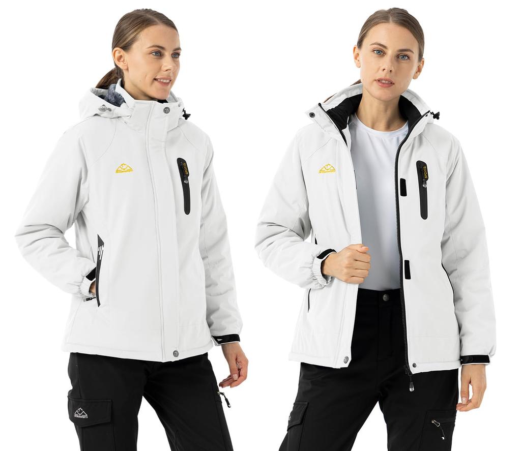 Outdoor Fleece Mountain Water Climbing Cold Weather Ski Detachable Work Winter Clothes [Gopune] Women's Jacket, Lining, Parka, Repellent, Clothes,
