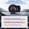 Universal A501 OBD2 Auto Meter Car HUD Turbo Gauge Car Head Up Display Smart Digital Security Alarm Water&Oil Temp RPM