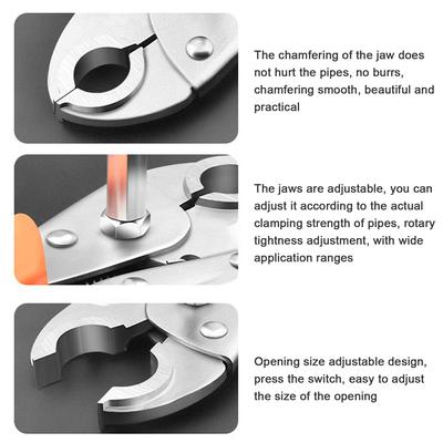 Multifunctional Pipes Steel Clamping Pliers Floor Heating Pipes Quick Installation Removal Tool