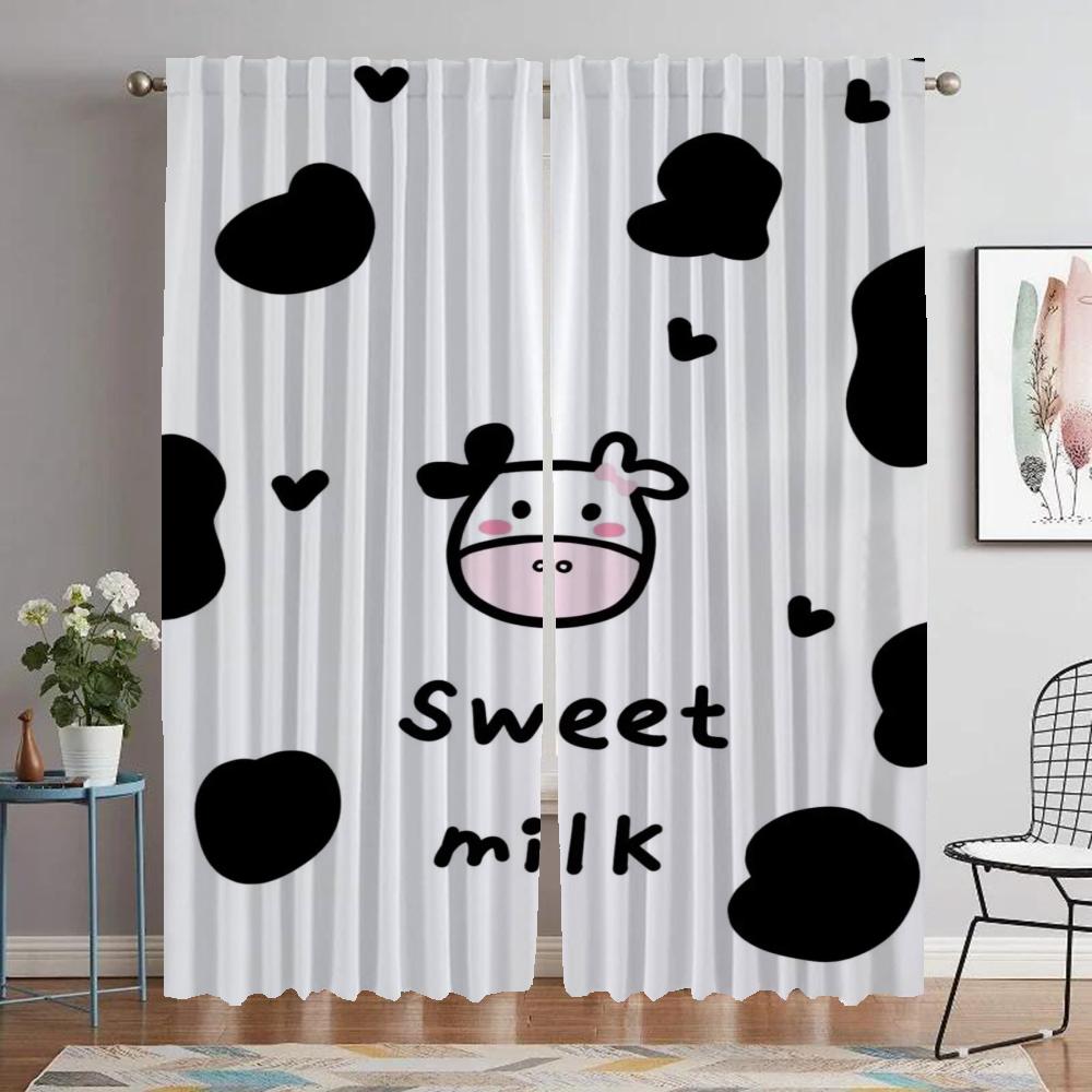 Milch Moderne Wohnzimmer Vorhänge für Kamera Küchenvorhänge 2 Stück Tüll für Schlafzimmer Jalousien Fenster Vorhang Raumteiler Verdunkelung