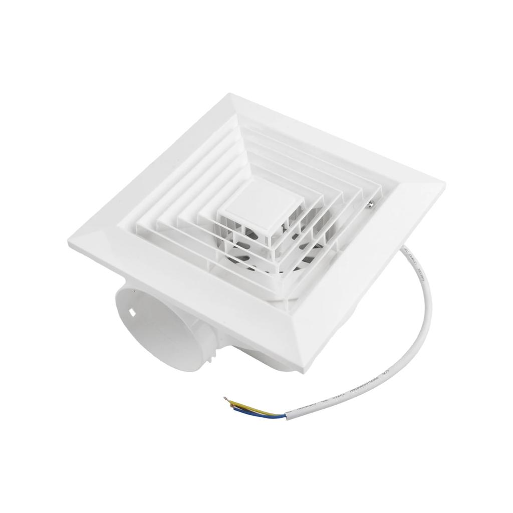 Ceiling Exhaust Fan for Kitchen Bathroom Powerful Airflow Strong Suction Silent Ventilation Fan with Energy Saving Copper Motor
