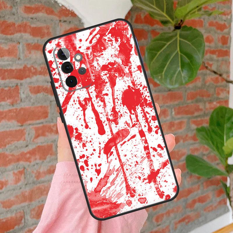 HALLOWEEN BLOODY SPLATTER Cover For Samsung Galaxy A55 A35 A25 A15 A52 A32 A12 A14 A34 A54 A51 A71 A13 A33 A53 Case