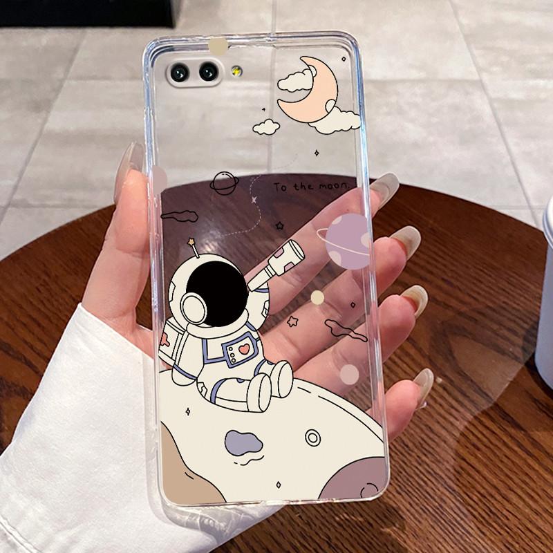 Jelly Casing For Honor 10 Funda Clear Silicone Soft TPU Back Cover Cute Cat Rabbit Heart Protective Case Capa Coque